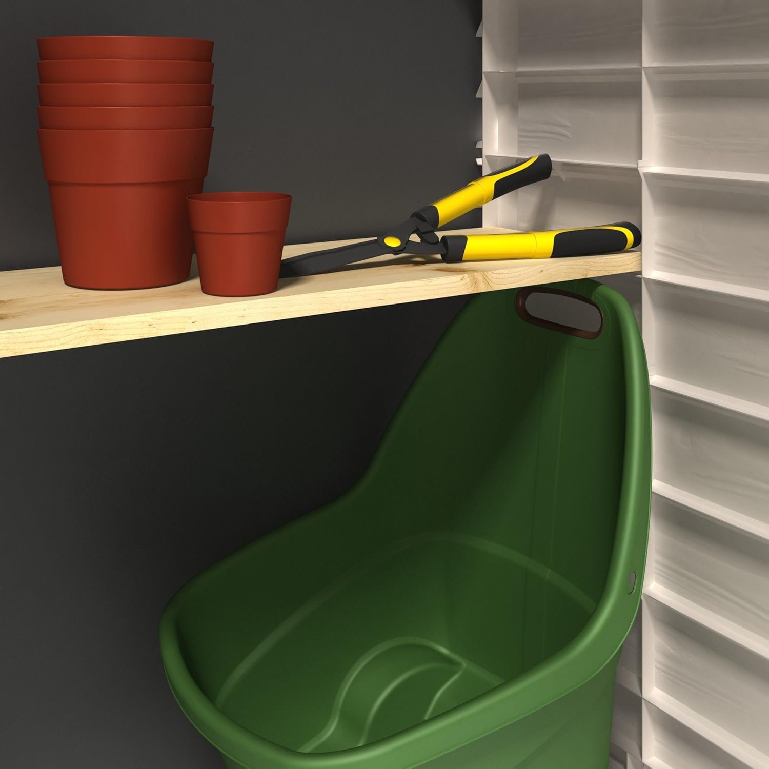 Keter Store-it-out ARC Beige & Taupe 1200L Garden storage box 1200mm 1460mm - Image 8