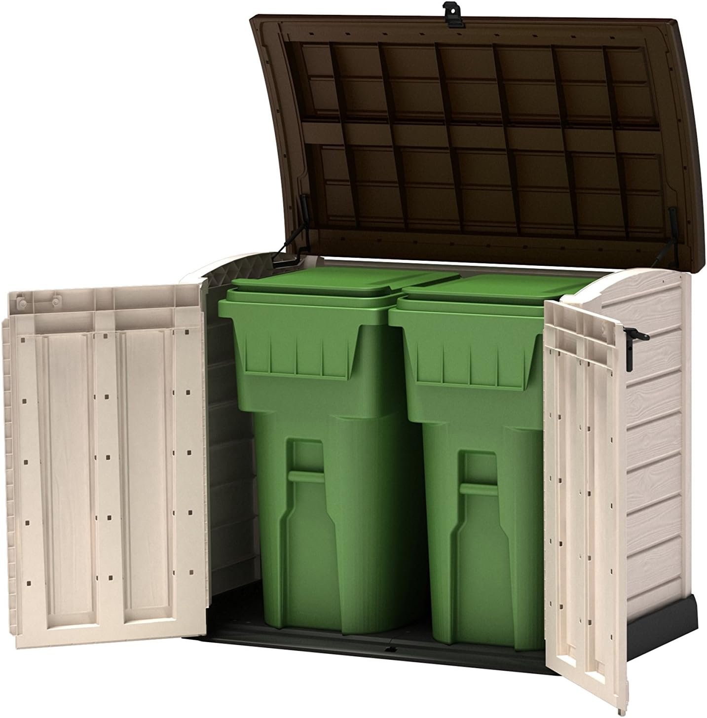 Keter Store-it-out ARC Beige & Taupe 1200L Garden storage box 1200mm 1460mm - Image 7