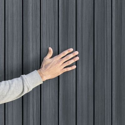 Keter 4’x6′ Darwin Heavy Duty Plastic Garden Shed – Grey - Image 7