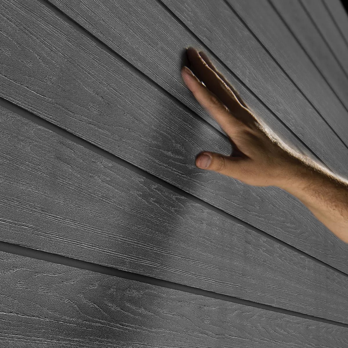 Keter 7.5’x11′ Newton Plus Front Entry Plastic Shed – Dark Grey - Image 5