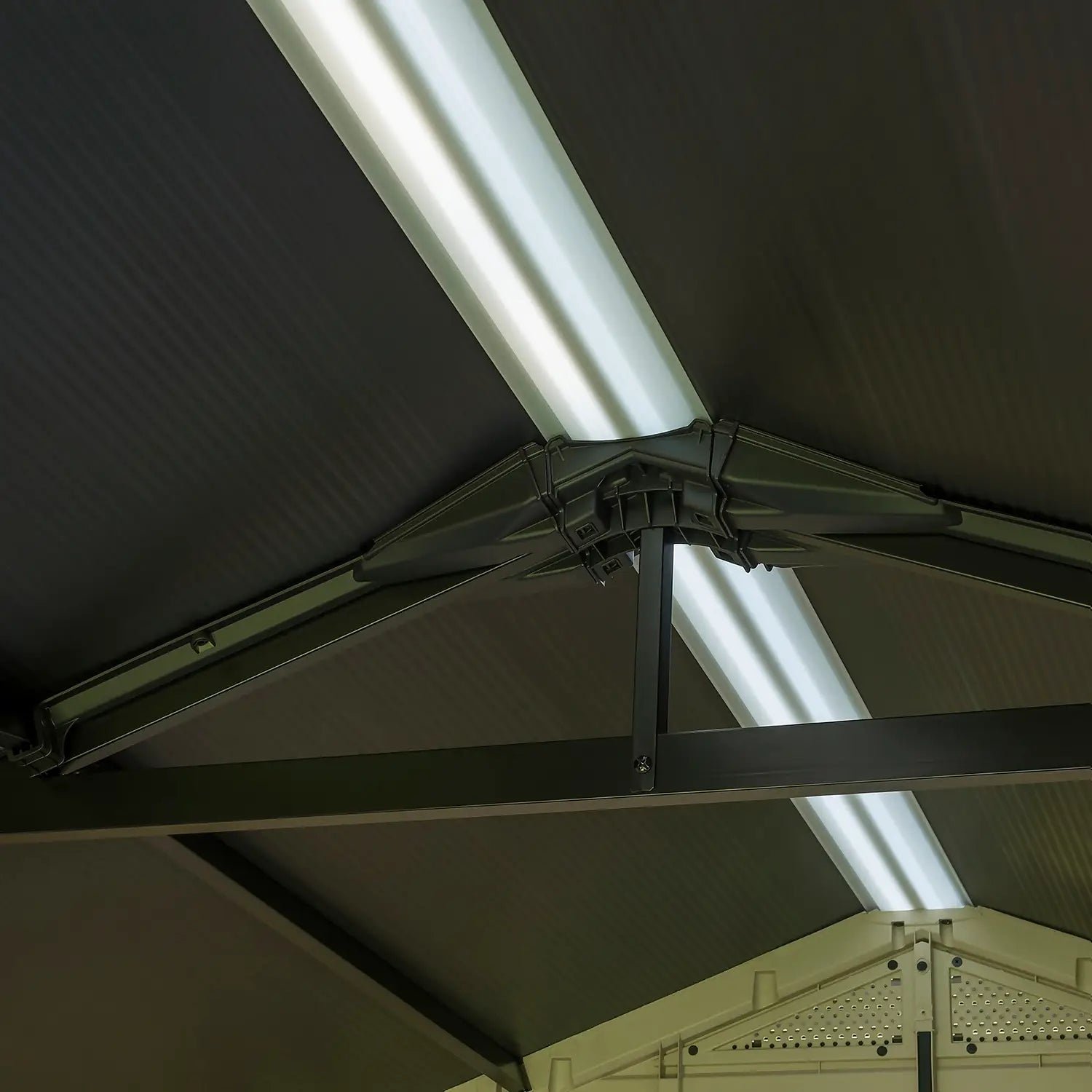 Keter 6’x6′ Factor Heavy Duty Plastic Garden Shed – Beige - Image 5